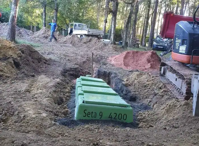 travaux d'assainissement